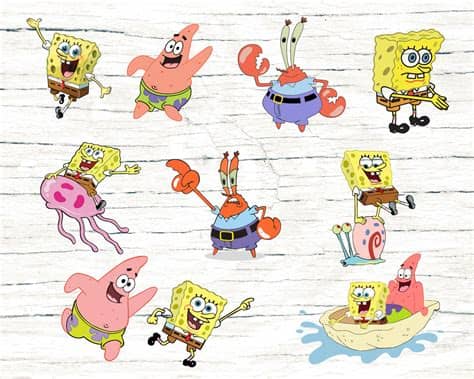 You can download any logo for free! Spongebob Cliparts Spongebob Svg Spongebob Printable | Etsy