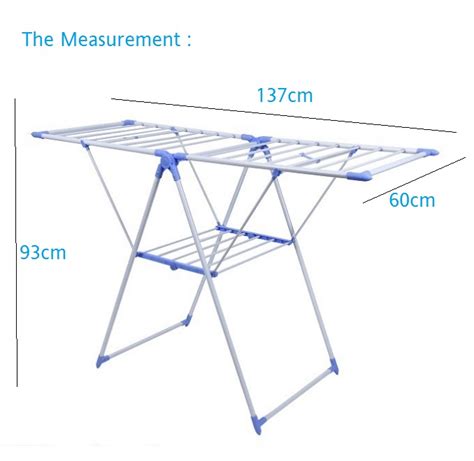 The peaceful classics foldable wooden drying rack has multiple racks that provide sufficient drying space. OSUKI Solid Steel Foldable Clothes (end 10/23/2021 12:00 AM)