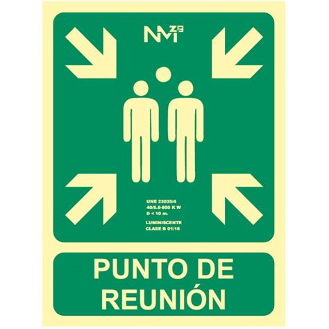 Señal texto punto de reunion rd14106 normaluz - Ferretería Campollano