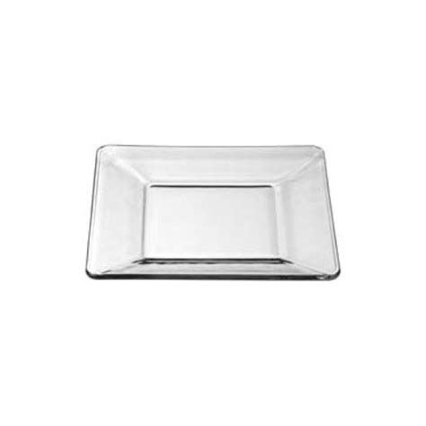 Tempo 6 Square Glass Plate Restaurant Equipment Solutions