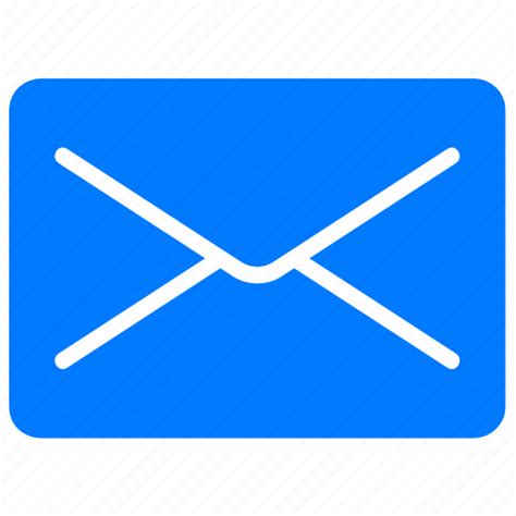 Blue Close Mail Email Envelope Letter Mail Message Icon
