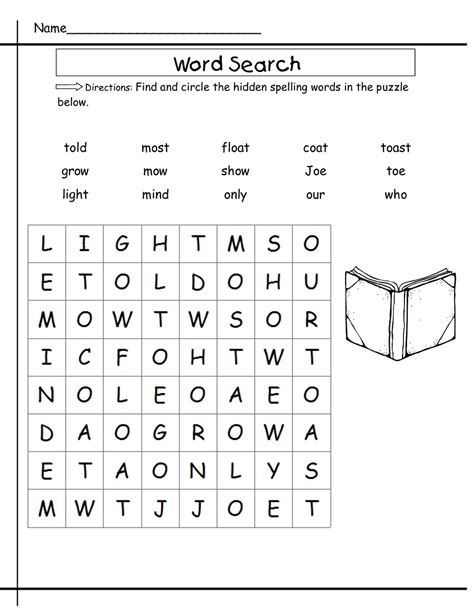 Free Easy Word Search For Kids Activity Shelter