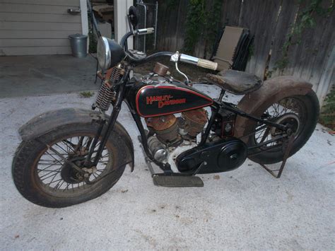 1932 Harley Davidson Vl Hill Climber Bobber Vintage