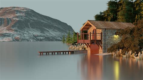 Artstation Lake House Dream
