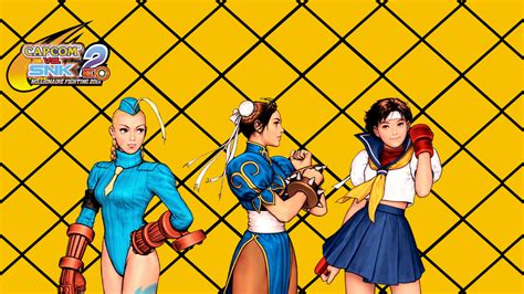 Capcom Vs Snk 2 Capcom Girls By Shinkiro By Hes6789 On Deviantart