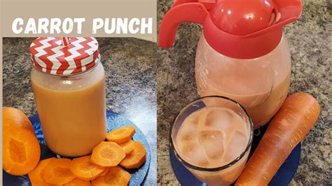 How To Make Jamaican Carrot Punch Juice Kay S Version Youtube
