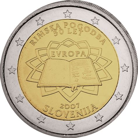 2 Euro 50th Anniversary Of The Signature Of The Treaty Of Rome 2007