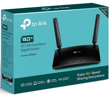 Tp Link Archer Mr600 V3 Ac1200 Wireless Dual Band 4g Cat6 Lte Router