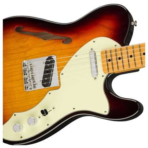 Fender American Original 60s Tele Thinline Mn 3 Tone Sunburst At