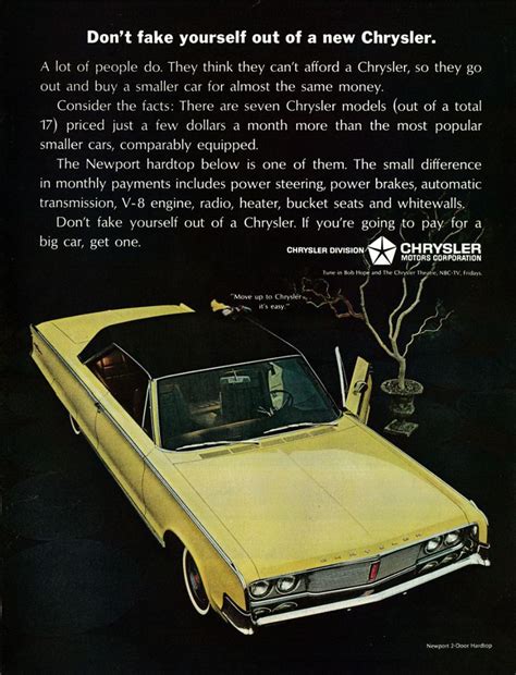 1965 Chrysler Newport Yellow 2 Door Hardtop V 8 Original 135 Etsy
