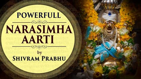 Sri Narasimha Aarti By Shivram Prabhu Hare Krsna Tv Live Watch Hare