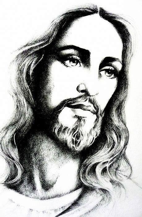 Jesus Christ Drawing Black And White At Explore