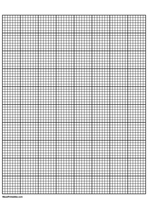 Printable Graph Paper 5 Squares Per Inch
