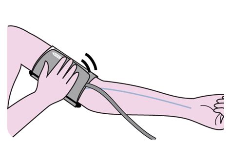 How To Position The Blood Pressure Monitor Cuff