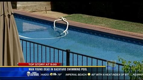 Man Found Dead In Womans Swimming Pool Identified