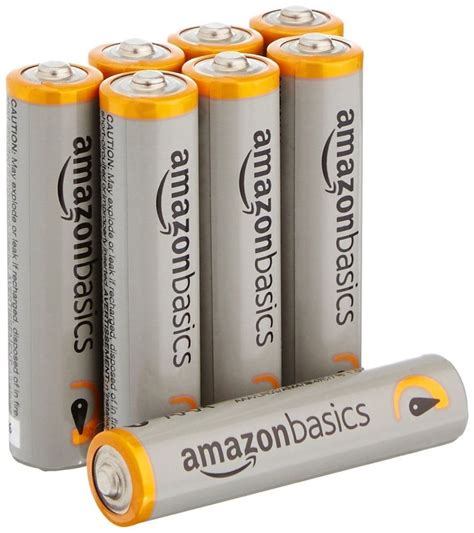 Amazonbasics Aaa Performance Alkaline Batteries 8 Pack Packaging