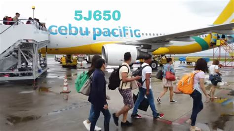 Cebu Pacific Flight 5j650 From Tacloban To Manila Youtube