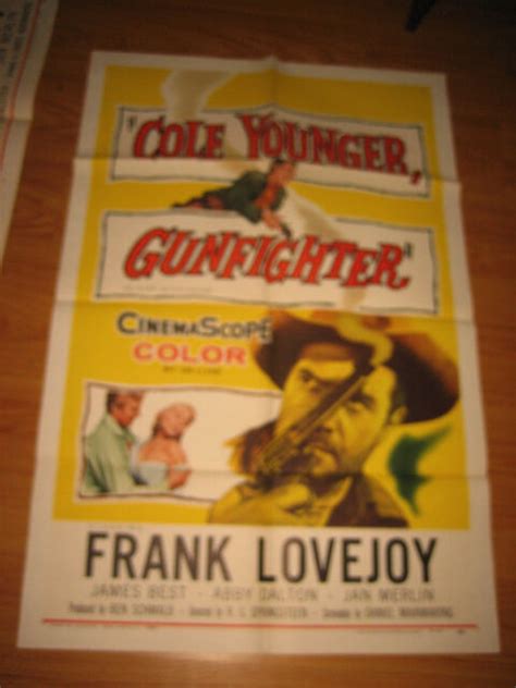 Cole Younger Gunfighter Original 1sh Movie Poster Ebay