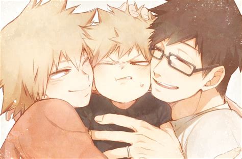 Bakugou Katsuki Bakugou Mitsuki And Bakugou Masaru Boku No Hero