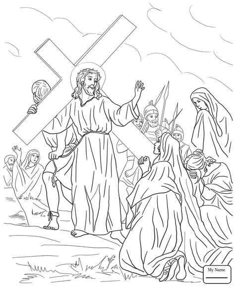 Jesus Crucifixion Coloring Pages Coloring Pages