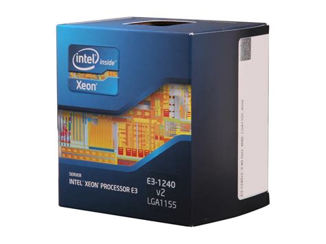 Intel Xeon E3 1240 V2 34ghz 38ghz Turbo Lga 1155 69w