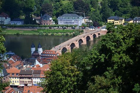 Karl Theodor Bridge Old Bridge Over Neckar River Heidelberg Germany