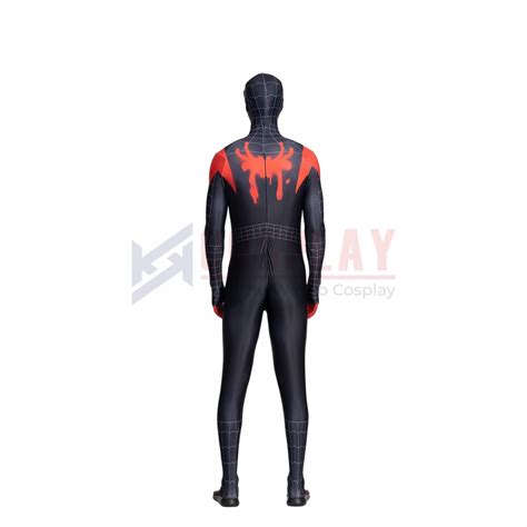 Spider Man Into The Spider Verse Miles Morales Cosplay Costumes