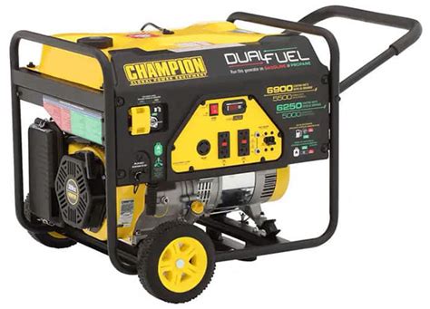 Check spelling or type a new query. Champion 100231 6900W Dual Fuel Generator: User Review & Deals