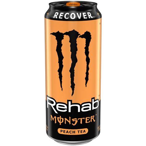 Fueling our athletes, musicians, and fans, monster energy produces a variety of energy drinks, brewed coffee, hydrating sports drinks, juices and teas. Monster Rehab Peach Tea + Energy Drink - Shop Sports & Energy Drinks at H-E-B