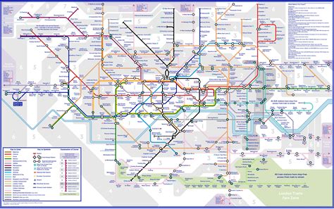 Tfl Tube Map London Underground Map