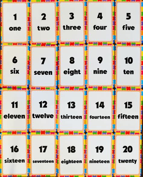 English Is Fun Numbers For 1 To 20