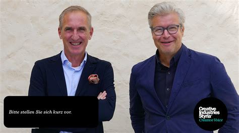 Michael Fried Und Thomas Feichtner Creative Industries Styria