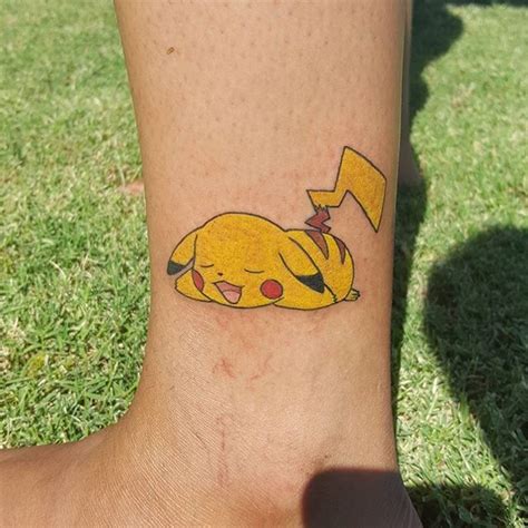 Pikachu Pokemon Tattoo Pikachu Tattoo Geek Tattoo