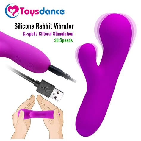 Toysdance 30 Speed Mini Silicone Rabbit Vibrator For Women G Spot