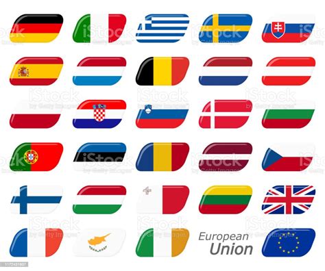 All Country Flags Of European Union Stock Illustration Download Image