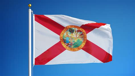 Florida State Flag Waving Stock Footage Video 2767700 Shutterstock
