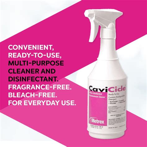 Metrex 13 1024 Cavicide Surface Disinfectant Decontaminant Cleaner 24