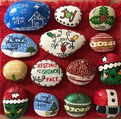 Pin By Jackie Sbragia On Rock Painting And Ideas Easy Diy Christmas