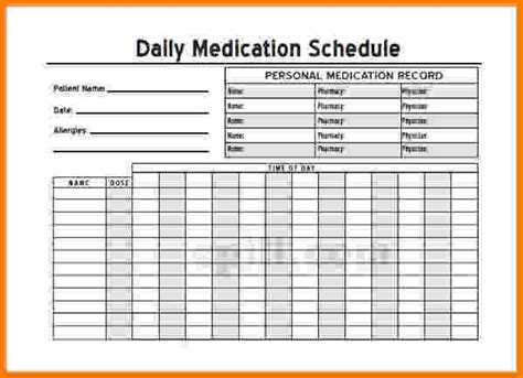 No.room date drug addedtime by date time flow rate drug amount. Free Printable Medication List Template | Medication chart ...