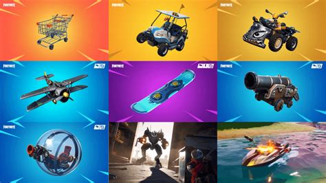 All Vehicles That Wereare In Fortnite Which One Was Your Favourite