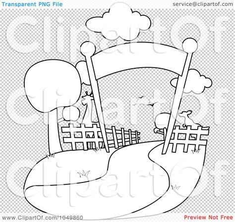 Royalty Free Rf Clip Art Illustration Of A Coloring Page
