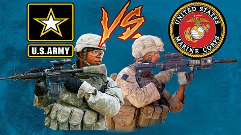 Top 3 Differences Army Vs Marines Youtube