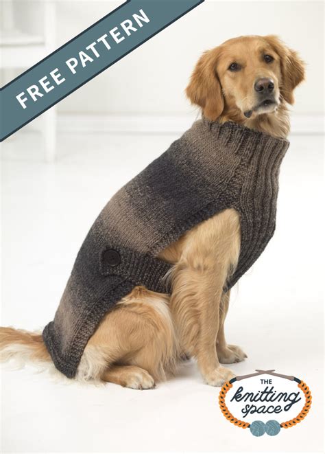 Hunters Urban Knitted Dog Sweater Free Knitting Pattern