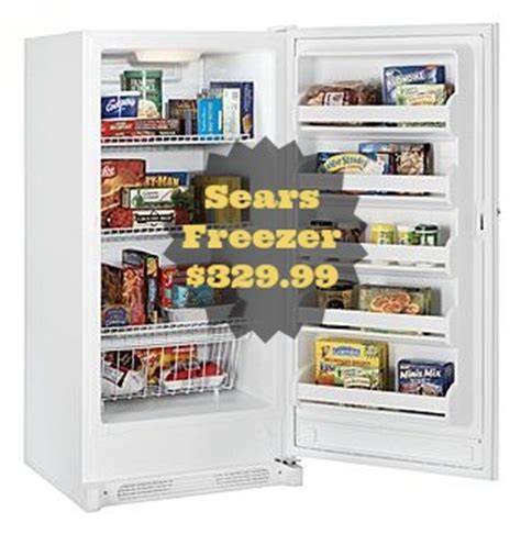 Sears is here to keep things ice cold. Sears Freezer Sale: 13.7 Cu. Ft. Upright Freezer for $329 ...