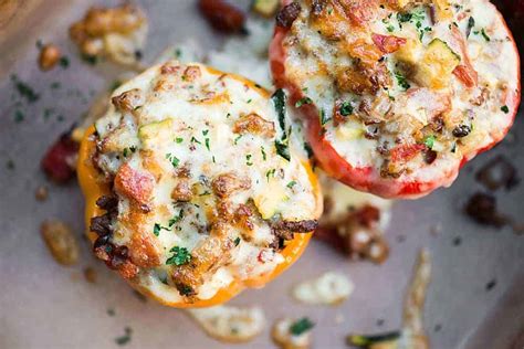 Classic Stuffed Peppers Recipe Video Self Proclaimed Foodie