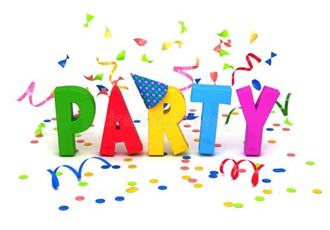 Party Word Stock Illustration Image 58098909