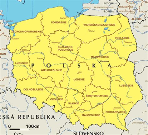 Landkarte Polen Landkarten Download Polenkarte Polen Landkarte