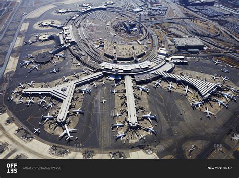 Aerial View Of Newark Liberty International Airport Stock Photo Offset