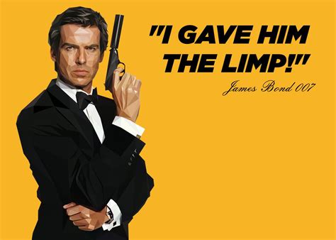 Pierce Brosnan James Bond Poster By Lowpoly Posters Displate
