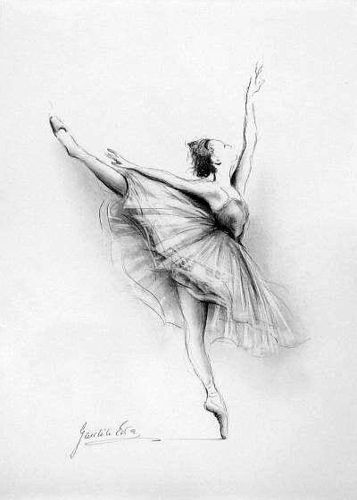 Pin De Boyana Nikolova Em Art Imagens Desenhos De Ballet